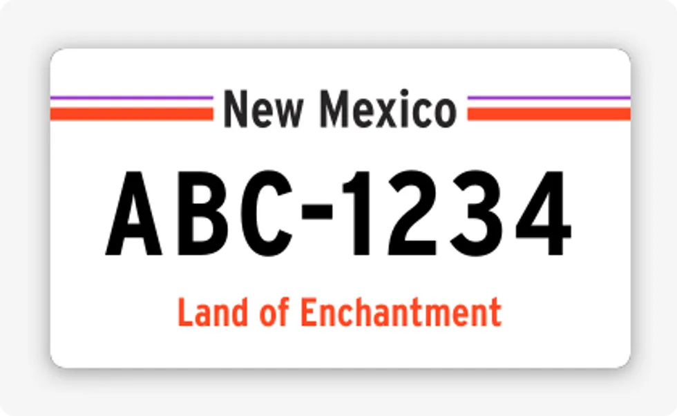 license plate lookup New Mexico